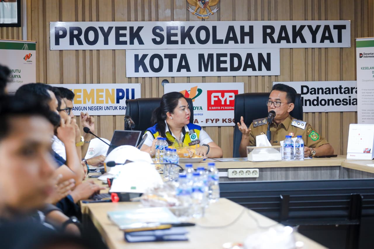 Tinjau Pembangunan Sekolah Rakyat, Zakiyuddin Harahap Tekankan Percepatan dan Koordinasi Lintas Sektor