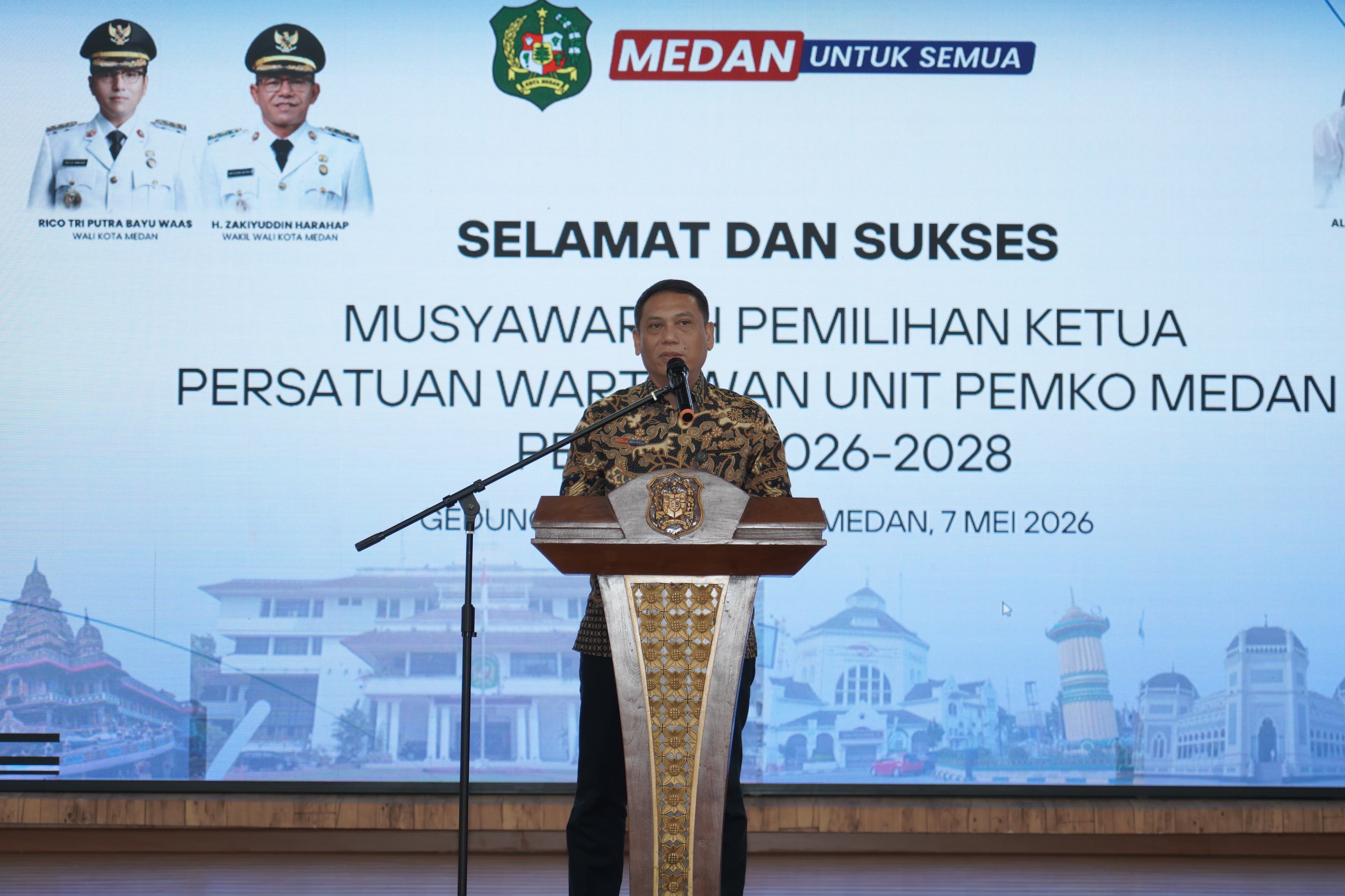 Kadis Kominfo Arrahman Pane Hadiri Penetapan Ketua PWPM, Minta Segera Susun AD/ART