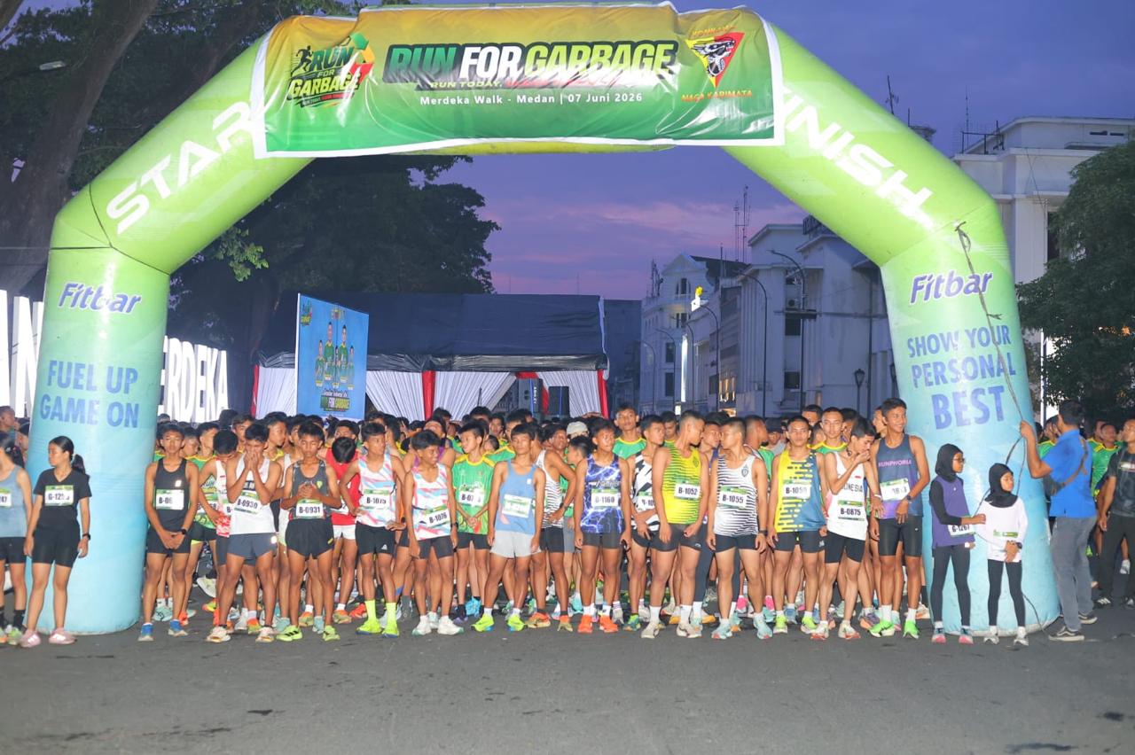 Pemko Medan Dukung Run For Garbage 2026, Semarakkan CFD dan Kampanyekan Gaya Hidup Sehat serta Peduli Lingkungan