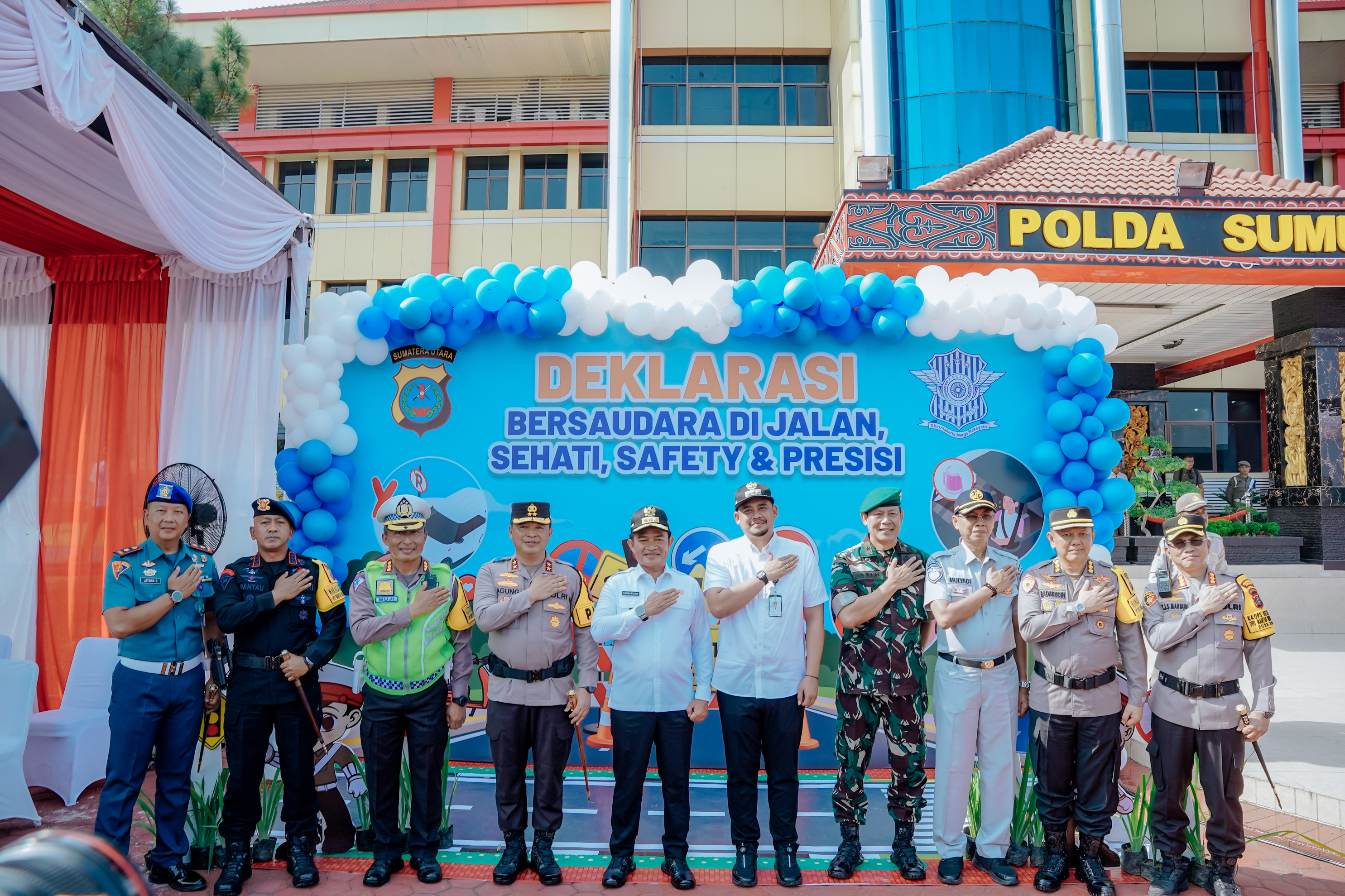 Wujudkan Keselamatan Berlalu Lintas, Bobby Nasution: Bersaudara di Jalan, Sehati, Safety dan Presisi