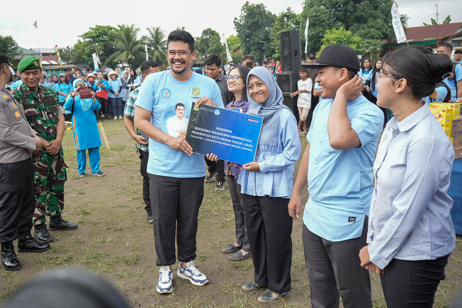 Ajang “Medan Bermain” yang diselenggarakan Pemko Medan melalui Dinas Pendidikan dan Kebudayaan, Sabtu (30/12) di Lapangan Mabar Medan Deli