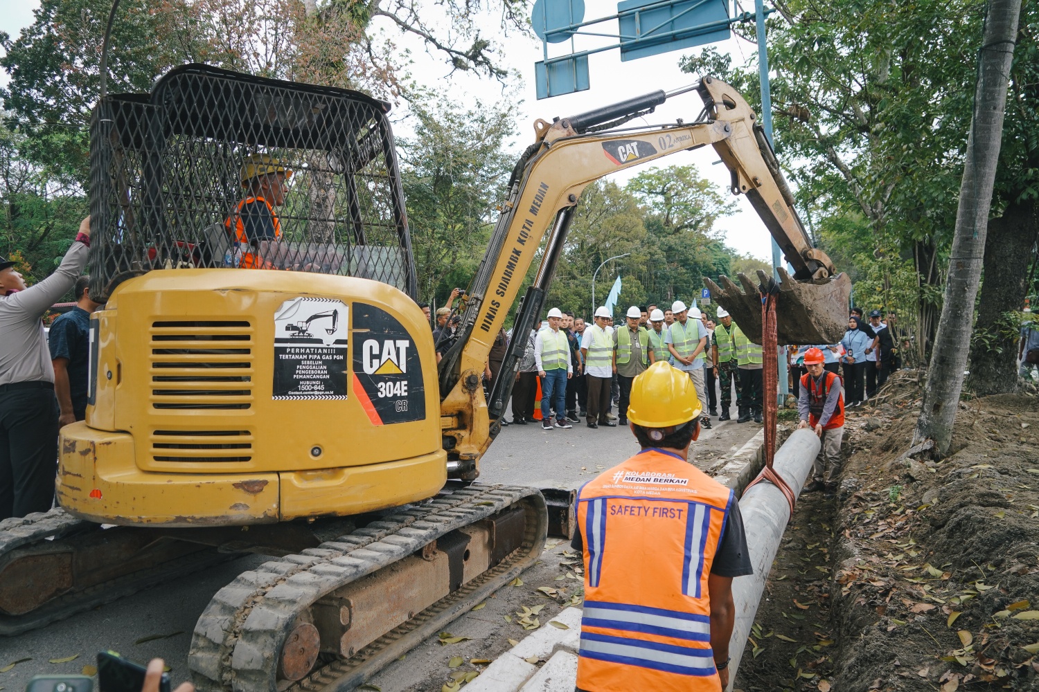 Wujudkan Merata dan Medan Smart City, Bobby Nasution Groundbreaking Pembangunan SJUT