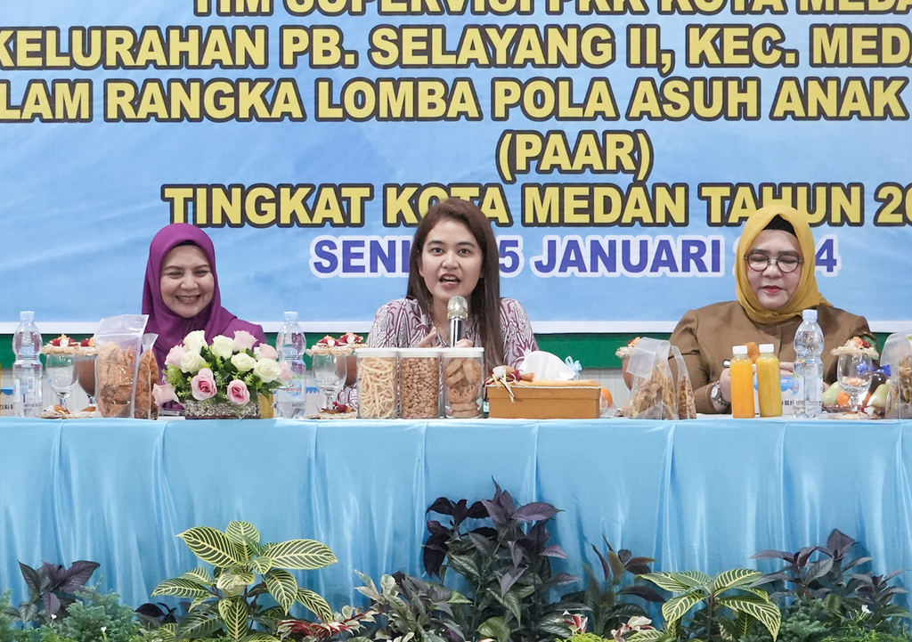 Supervisi ke Kelurahan Padang Bulan Selayang II, Kahiyang Ayu Ingin Tahun Ini Medan Juara I Lomba PAAR Tingkat Sumut