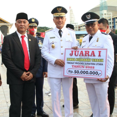 Tanjung Mulia Hilir Juara I Lomba Desa/Kelurahan Terbaik se-Sumut