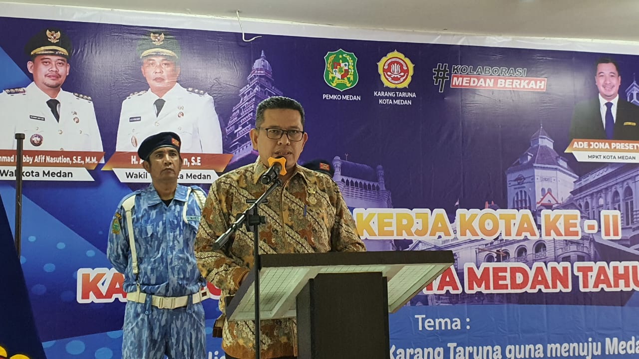 Bobby Nasution Harapkan Karang Taruna Jadi Pioner Kepemudaan Kawal Program Pemko