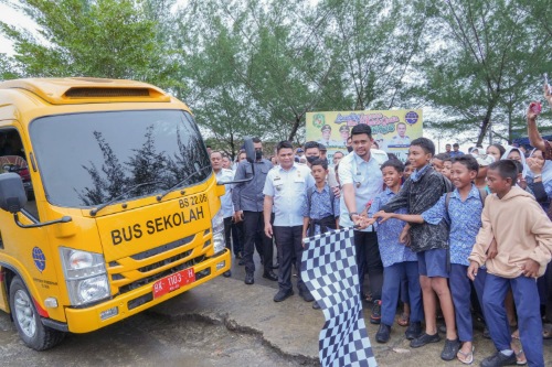 Bus Antar Jemput Sekolah Gratis Di Kelurahan Sicanang Wujud Kebijakan Bobby Nasution Pro Warga