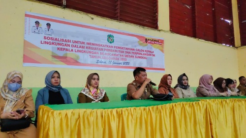 Kecamatan Medan Sunggal Gelar Sosialisasi Tingkatkan Kapasitas dan Kualitas Kepling