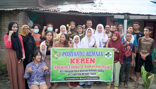 Posyandu Remaja KEREN, Langkah kelurahan Pulo Brayan Bengkel Baru Edukasi Kesehatan Dan Antisipasi Prilaku Negatif Para Remaja