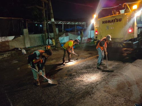 Pemko Medan Mulai Perbaiki Jalan Marelan Raya