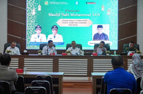 17 Oktober, Pemko Medan Gelar Peringatan Maulid Nabi Muhammad SAW di Masjid Raya Al-Mashun