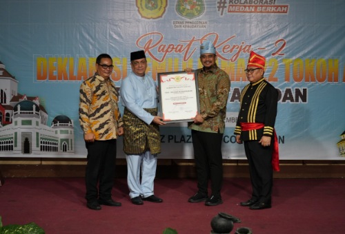 Wali Kota Medan Dinobatkan Sebagai Tokoh Peduli Budaya