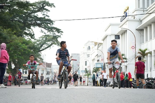 Ajang Car Free Day (CFD) Rutin digelar Setiap Minggu Pagi Oleh Pemko Medan Melalui Dinas Pemuda dan Olahraga Kota Medan Kian digandrungi Mayarakat.