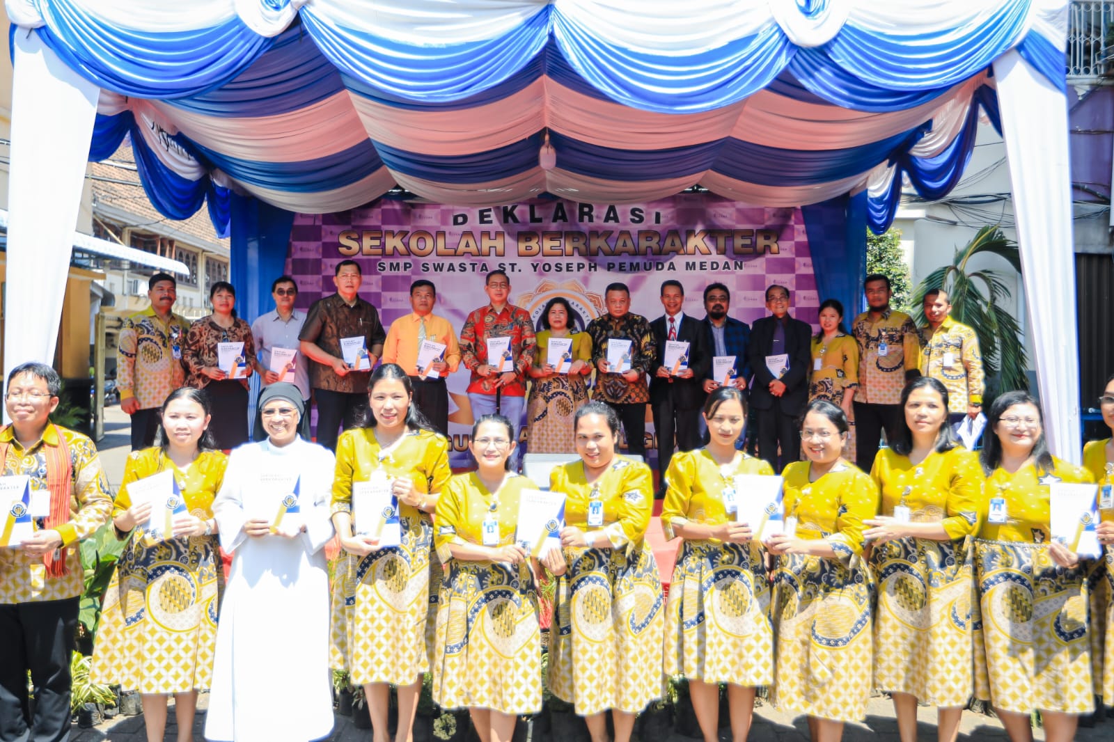 Pemko Medan Apresiasi Deklarasi Sekolah Berkarakter di SMP Swasta ST Yoseph Pemuda