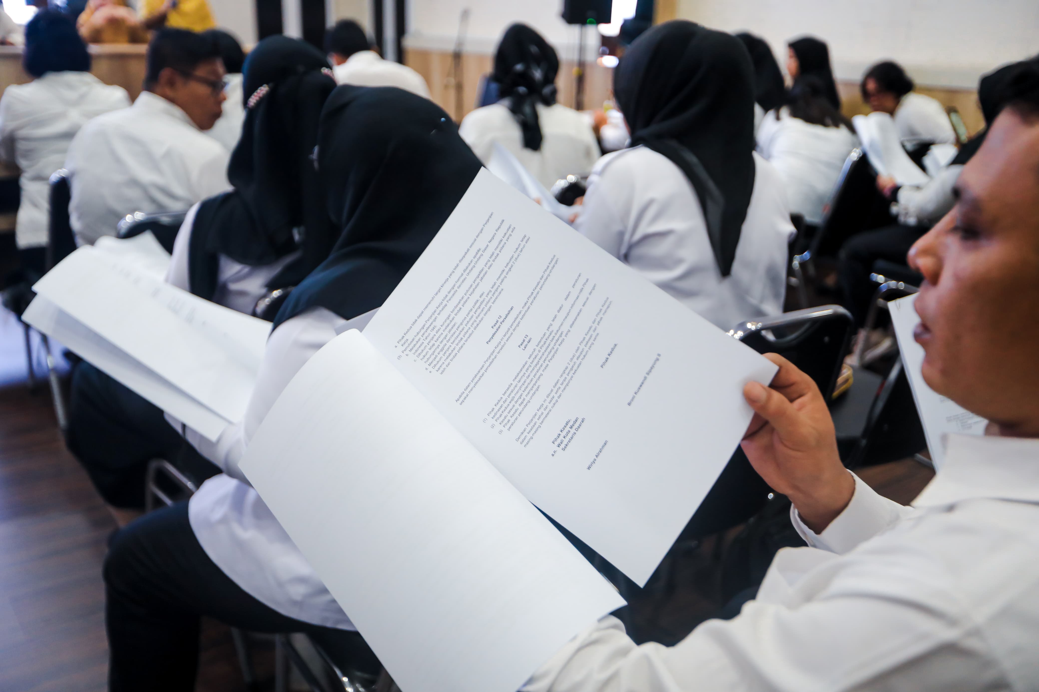 1.018 PPPK Tandatangani Perjanjian Kerja Dengan Pemko Medan