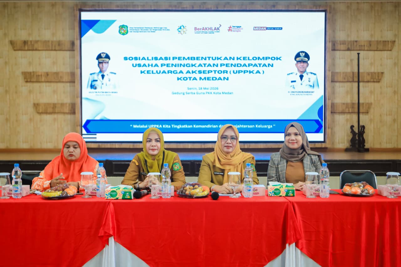 Dongkrak Ekonomi Keluarga Akseptor, Pemko Medan Gelar Sosialisasi Pembentukan Kelompok UPPKA