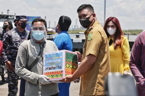 Wali Kota Medan Tinjau Vaksinasi di Mako Lantamal I Belawan