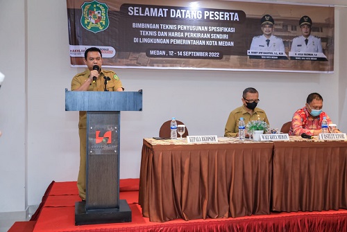 Bimtek Penyusunan Spesifikasi Teknis Dan HPS Barang/Jasa, Bobby Nasution Ingatkan Aparatur Pemko Medan Dalam Penyusunan HPS Jangan Sampai Mark Up