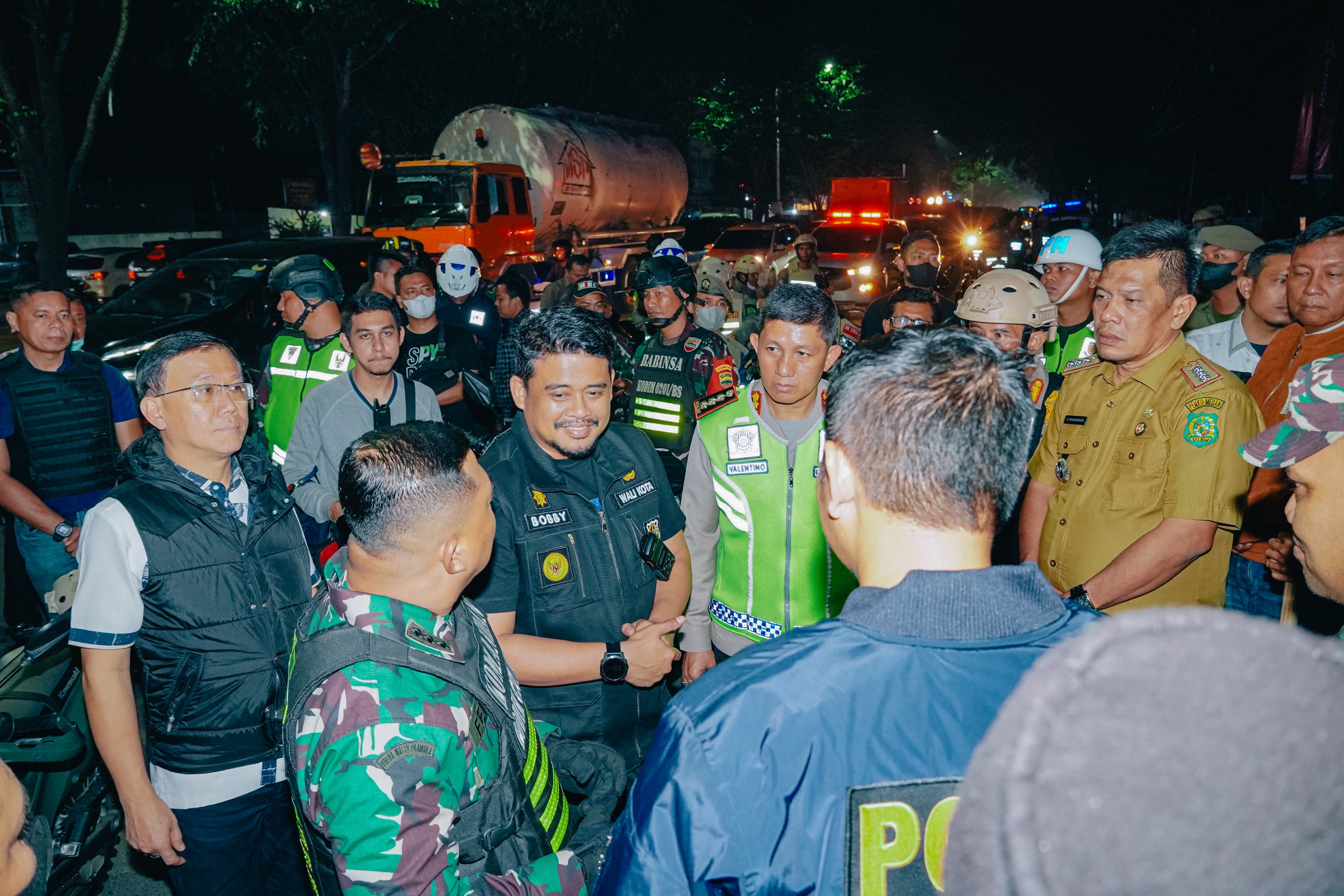 Tinjau Posko Antisipasi Geng Motor & Tawuran, Bobby Nasution: Mari Kita Wujudkan Medan Kondusif
