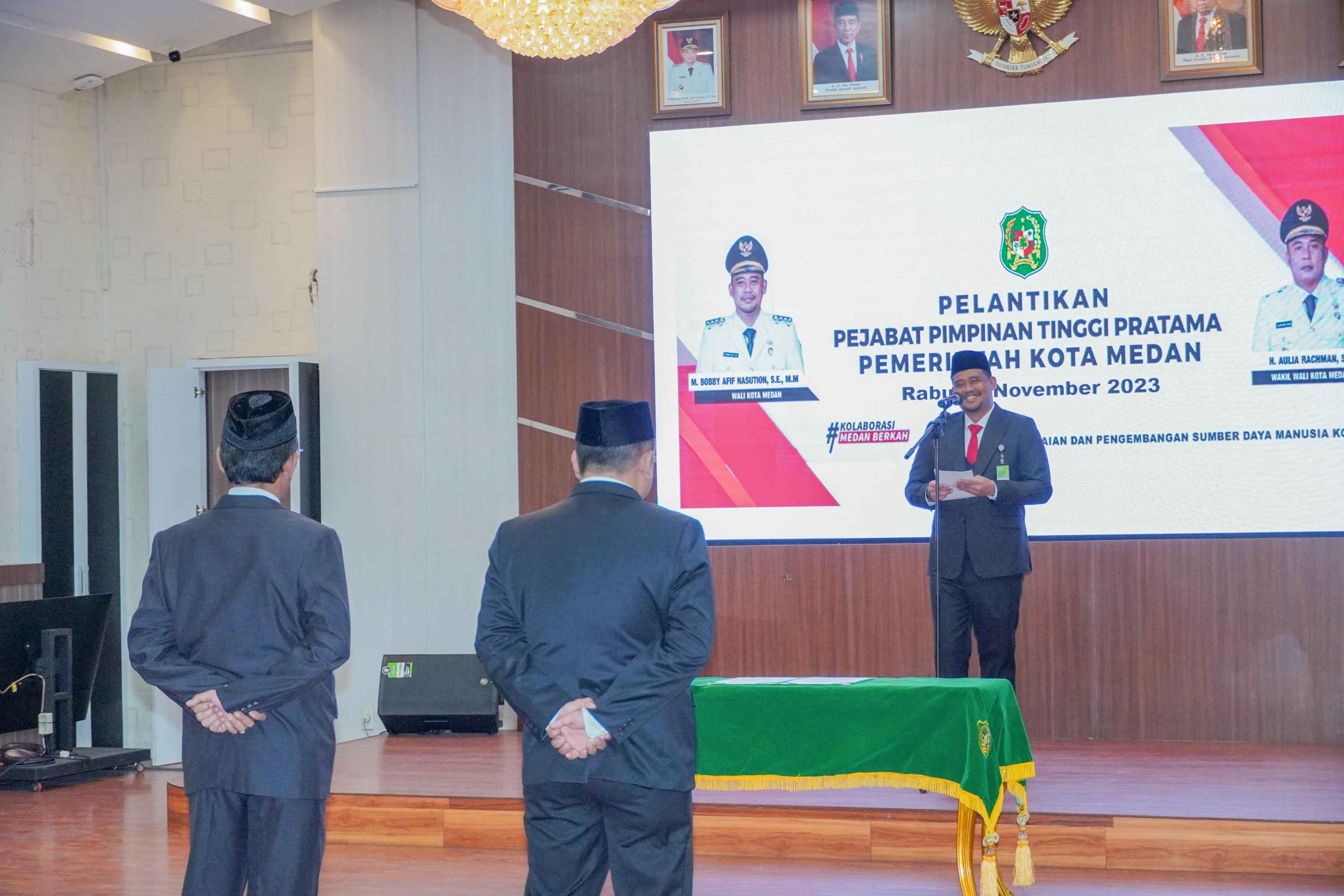 Bobby Nasution Lantik Endar Jadi Kepala Bapenda, Benny Sinomba Kadis Pendidikan dan Kebudayaan