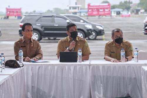 Wali Kota Medan Tinjau Persiapan Akhir Pelaksanaan Vaksinasi Drive Thru