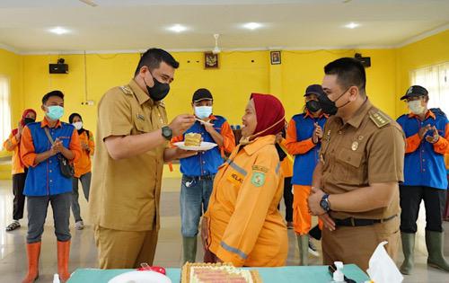 Buka Pasar Murah, Wali Kota Medan Dapat Kejutan dari P3SU di Hari Ulang Tahunnya