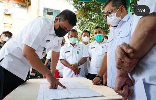 Semangat Bobby Nasution Mengendalikan Banjir Diikuti Jajaran Kec. Medan Helvetia