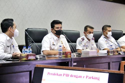 Kabupaten Blora Pelajari System E-Parking Yang di Terapkan Pemko Medan