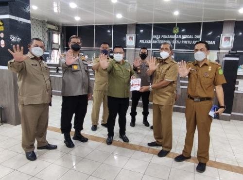 DPMPTSP Kota Medan Terima Kunjungan Team Saber Pungli Sumut dan Saber Pungli Kota Medan