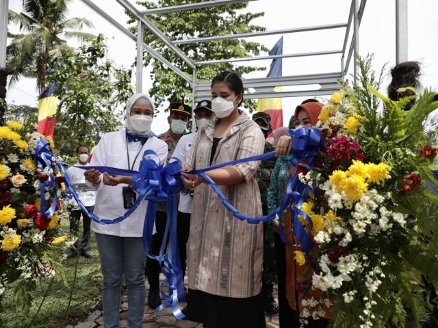 Ketua TP PKK Kota Medan Resmikan Green House Hidroponik Kecamatan Medan Johor