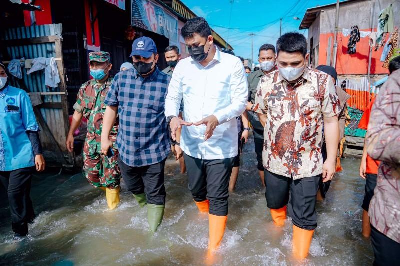 Lindungi Kawasan Pesisir, Bobby Nasution Kolaborasi Dengan Kemen PUPR Bangun Tembok Laut di Belawan