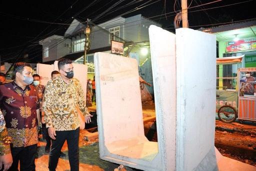 Pasca Peninjauan Bobby Nasution, Dinas PU Awasi Ketat Pekerjaan Pemasangan U-Ditch