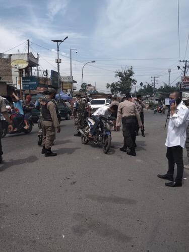 Penyekatan di Pintu Masuk Medan Guna menekan penyebaran Virus Covid-19