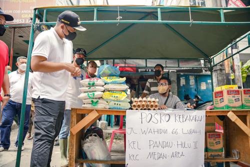 Bobby Nasution Pastikan Kebutuhan Lebaran Korban Kebakaran Terpenuhi