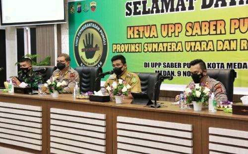 Wali Kota Medan Terima Kunjungan Ketua UPP Saber Pungli Provinsi Sumut