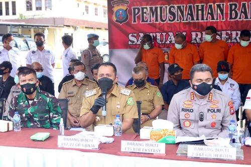 Pemko Apresiasi Kesigapan dan Ketegasan Polrestabes Medan Berantas Peredaran Narkoba