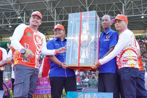 Medan Denai Pertahankan Juara Umum Porkot XII, Bobby Nasution: Kecamatan Harus Bina Atlet