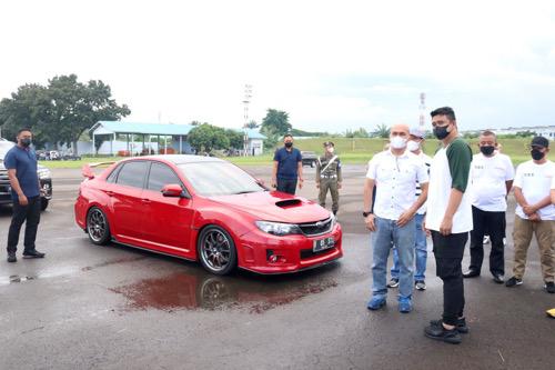 Kehadiran Bobby Nasution Kian Semarakkan Drag Race dan Drag Bike di Lanud Soewondo