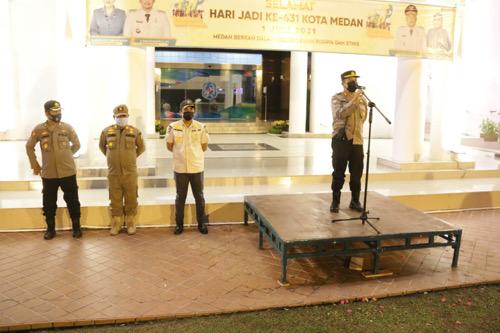 Terapkan PPKM Mikro, Pemko Medan Tertibkan Cafe-Cafe di Jalan HM Joni