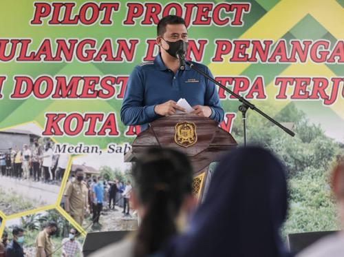 Wali Kota Medan Launching Pilot Projects Penanganan Sampah Gunakan Sistem Bio Teknologi