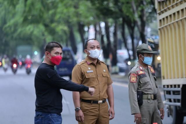 Pemantauan dan Pencegahan Asmara Subuh, Tim Gabungan Lakukan Penjagaan di Bahu Jalan