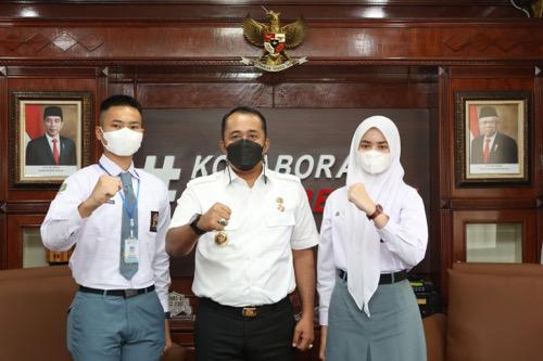 Pemko Medan Apresiasi 2 Siswa SMA Asal Medan Terpilih Menjadi Calon Paskibra Nasional