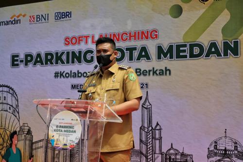 Bobby Nasution Resmikan E- Parking di 22 Titik Kota Medan