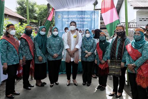 Ketua TP PKK Kota Medan Kunjungan Kerja ke Kecamatan Medan Baru