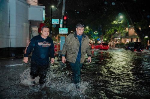 Curah Hujan Tinggi, Bobby Nasution Turun Langsung Ke Lapangan Cek Kondisi Terkini