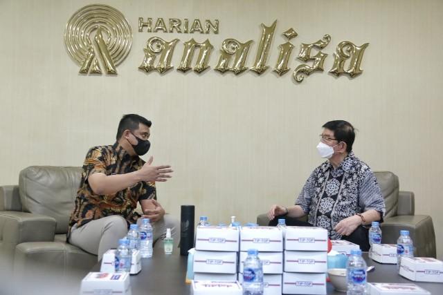 Kunjungi Kantor Harian Analisa, Wali Kota Medan Sampaikan Lima Program Prioritas