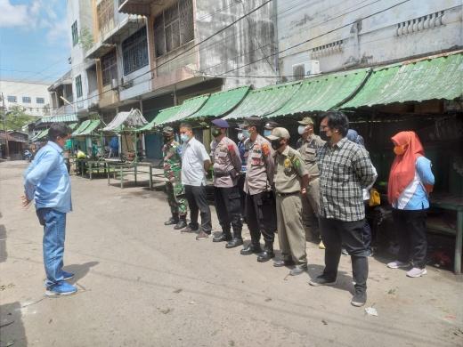 Patroli Prokes dan Pengawasan PPKM Mikro Sasar Pajak Ikan Lama dan Pasar Hindu