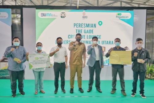 Resmikan The Gade Creative Lounge, Bobby Nasution: Wadah Mahasiswa Kembangkan Potensi & Kreativitas