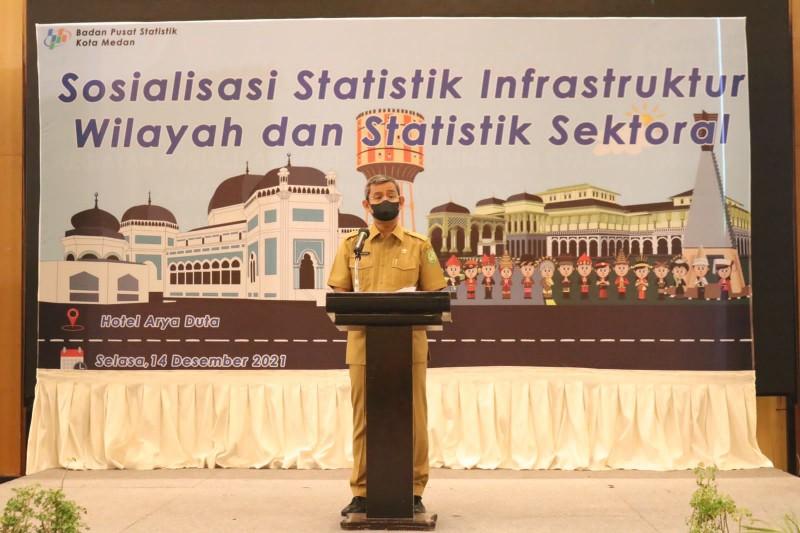 OPD Pemko Medan Ikuti Sosialisasi Statistik Infrastruktur Wilayah dan Statistik Sektoral