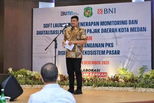 Wali Kota Medan Soft Launching Penerapan Monitoring Dan Digitalisasi Pembayaran Pajak Daerah