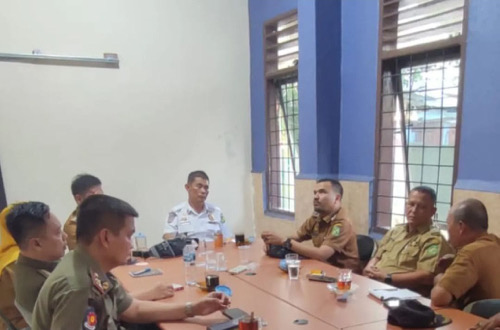 Demi Mewujudkan Keamanan dan Ketertiban Diwilayah Kec. Medan Sunggal, Satpol PP Kota Medan Menggelar Rapat Koordinasi Bersama Jajaran Kec. Medan Sunggal